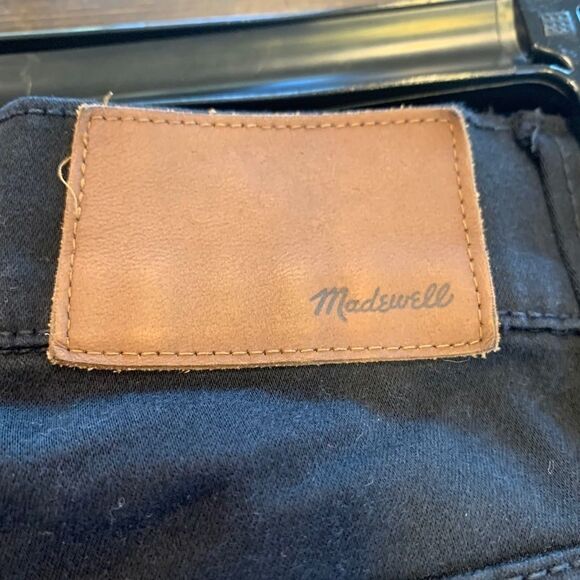 Madewell 9” High Rise Skinny Jeans Black - Picture 6 of 7